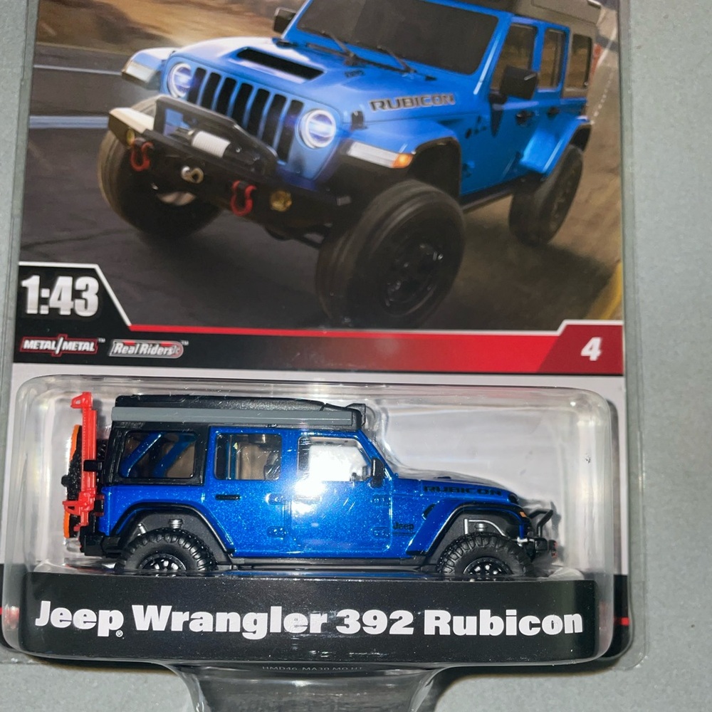 Jeep Wrangler 392 Rubicon Toy Car - Blue